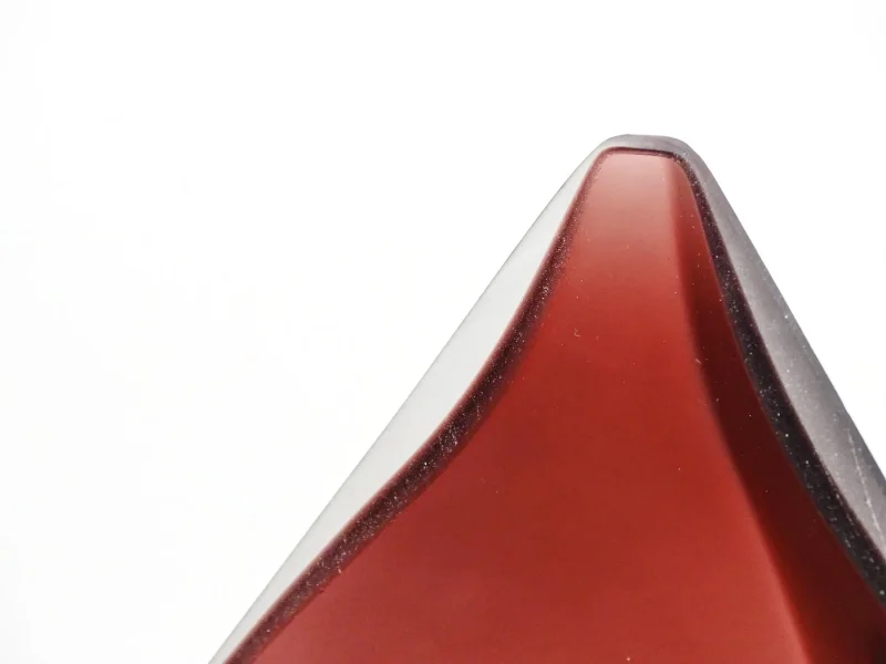 Pyramidenförmiger Glasdiffusor Selene Illuminazione Murano-Glas bordeaux