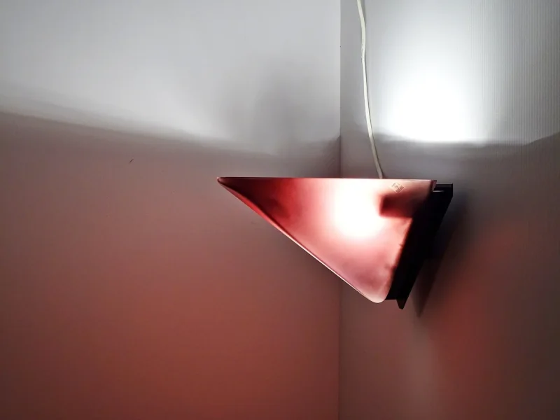 Warmes atmosphärisches Licht Selene Illuminazione Murano Wandleuchte eingeschaltet