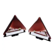 Detailansicht Selene Illuminazione Murano-Glas Wandleuchte pyramidal 1970er