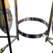 Dekorative verchromte Sechskantschrauben Veca Leuchten Metallstruktur Detail