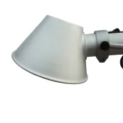 Konischer Aluminiumschirm mattsilber Artemide Tolomeo 360 Grad drehbar