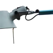 Integrierter Schalter am Schirmgelenk Artemide Tolomeo ergonomisch