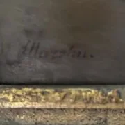 Ferdinand Marohn, unten links, originale Künstlersignatur 19. Jahrhundert