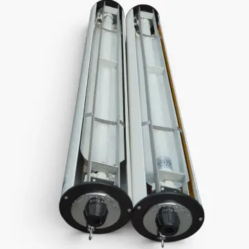 Ateljé Lyktan Supertube 70cm Vintage Swedish Pendant Lamp Pair