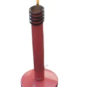Ateljé Lyktan Skarabé 9936 Vintage Swedish Table Lamp, Rare Salmon Pink