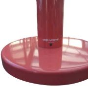 Ateljé Lyktan Skarabé 9936 Vintage Swedish Table Lamp, Rare Salmon Pink