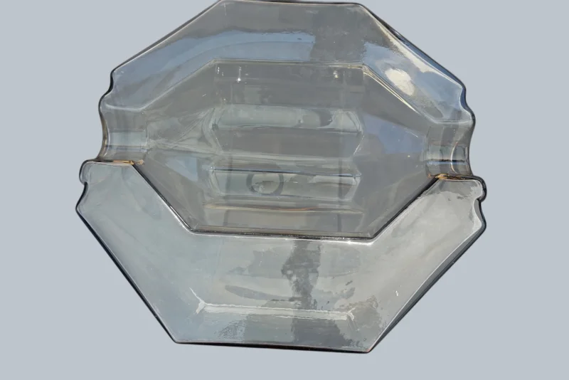 Detailansicht mundgeblasenes Murano-Glas Vistosi 1950er Jahre