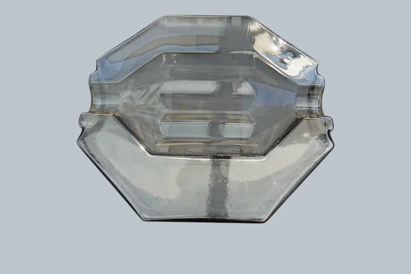 Detailansicht mundgeblasenes Murano-Glas Vistosi 1950er Jahre