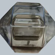 Detailansicht mundgeblasenes Murano-Glas Vistosi 1950er Jahre