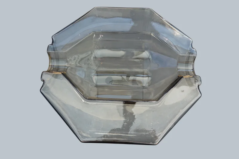 Detailansicht mundgeblasenes Murano-Glas Vistosi 1950er Jahre