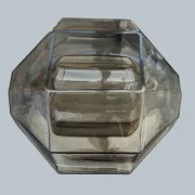 Detailansicht mundgeblasenes Murano-Glas Vistosi 1950er Jahre