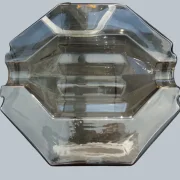 Detailansicht mundgeblasenes Murano-Glas Vistosi 1950er Jahre