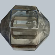 Detailansicht mundgeblasenes Murano-Glas Vistosi 1950er Jahre