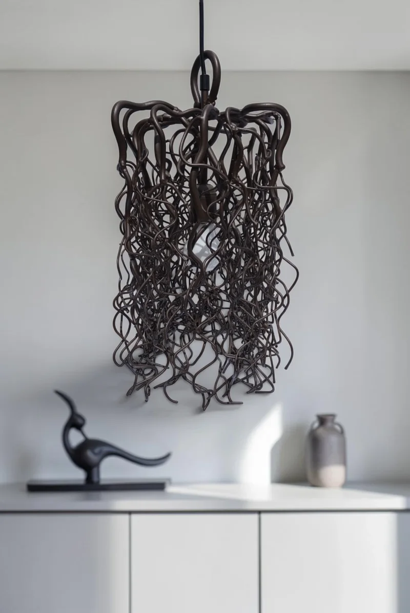 Brand van Egmond Hollywood Block Vintage Dutch Sculptural Pendant Light
