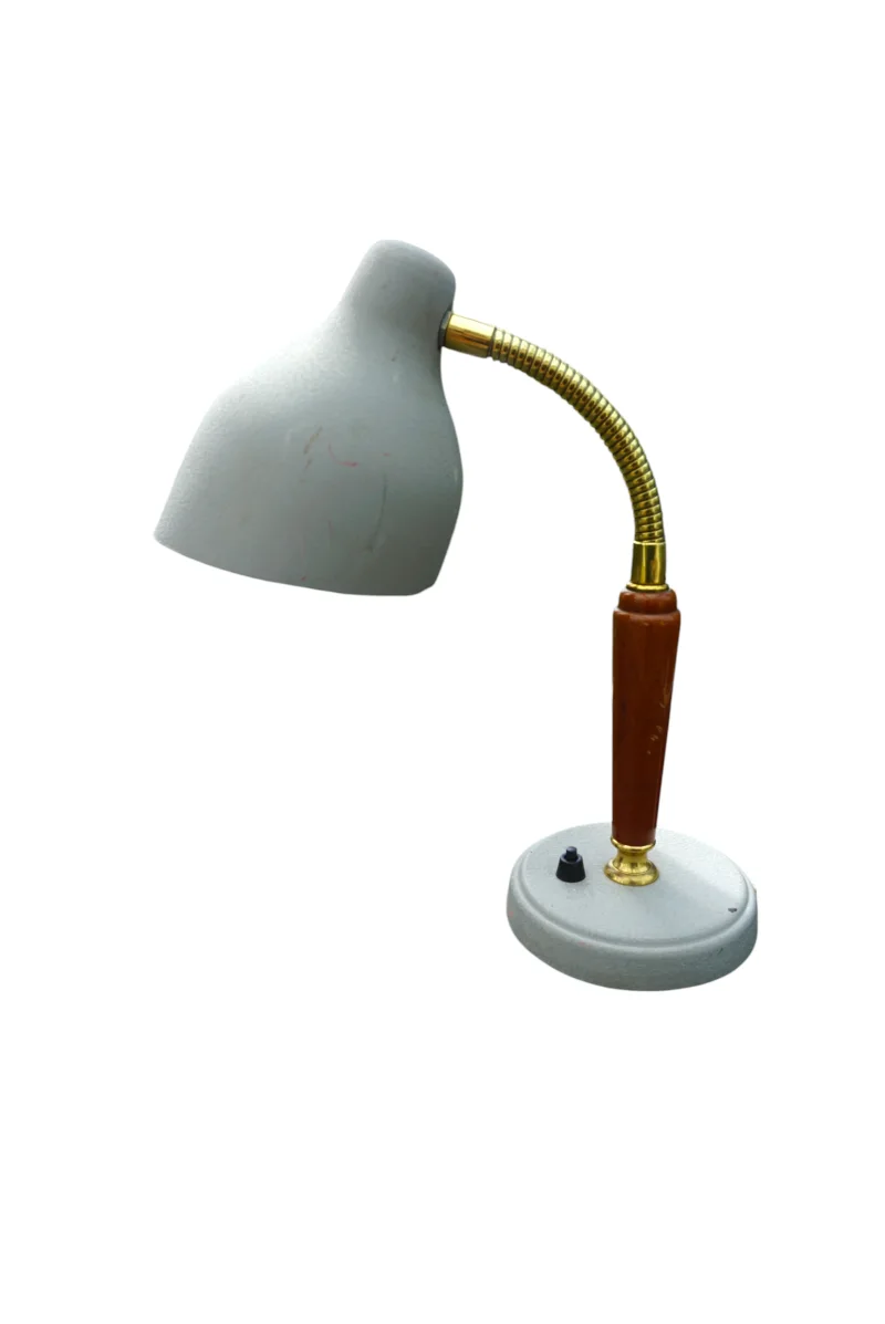 EOS Nässjö gooseneck table lamp Sweden, Scandinavian industrial design