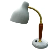 EOS Nässjö gooseneck table lamp Sweden, Scandinavian industrial design