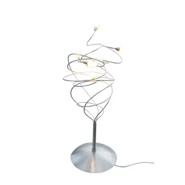 Harco Loor "Twister" Light Sculpture — Stainless Steel & Glass, Netherlands, c. 2000
