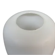 Opalweißer Glasschirm Bent Karlby Mandalay Hängeleuchte ø21cm
