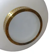 Detailansicht Mandalay Hängeleuchte Bent Karlby Opalglas Mid-Century