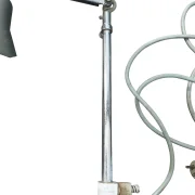 Ki-E-Klair Model 210 Vintage French Clamp Lamp by Alphonse Pinoit