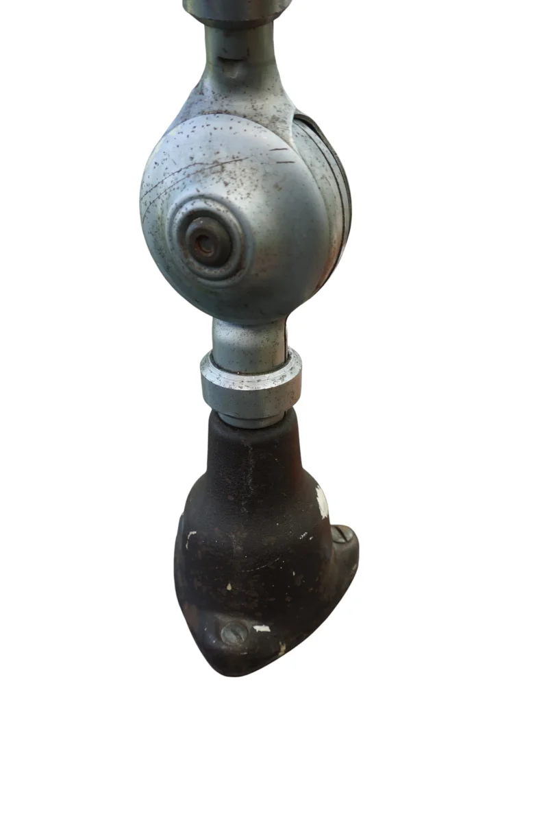 Authentische Industrie-Patina Flugrost Farbabrieb ASEA Triplex Wandleuchte