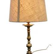 Einar Bäckström Metallvarufabrik Tischlampe Modell 7212 Messing Malmö Gesamtansicht