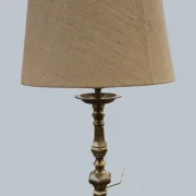 Konischer Leinenschirm naturbeige Einar Bäckström Modell 7212 Tischlampe