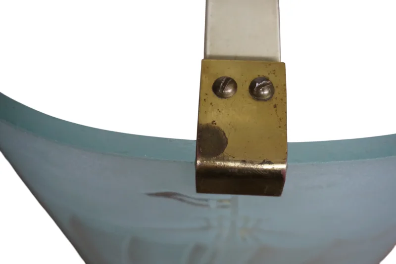 Polierte Messingklammern Halterung Glössner Co Wandleuchte Swedish Modern
