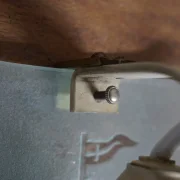 Detailreich geätztes Wikinger-Langschiff Drakkar stilisierte Wellen Glössner Glas