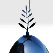 Michele De Lucchi Festa Vintage Italian Pendant Light, Produzione Privata
