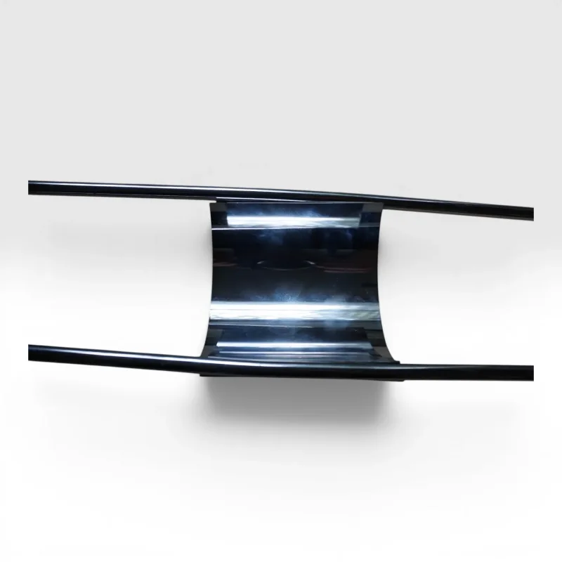 Architectural view of Gebrüder Cosack 4166/02 chrome wall sconce pair, Space Age design