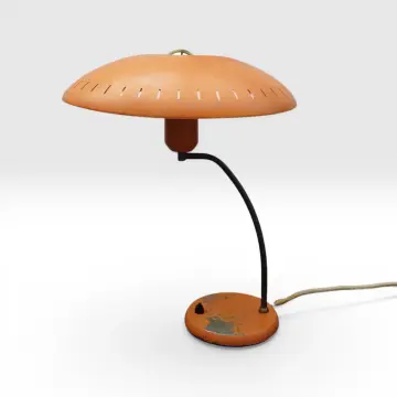 Philips Junior Table Lamp Louis Kalff Orange 1950s