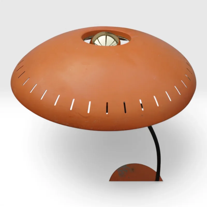 Philips Junior Table Lamp Louis Kalff Orange 1950s