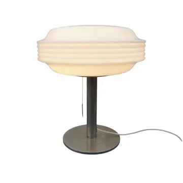 Temde Space Age Table Lamp — Opal White Glass
