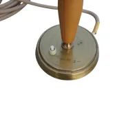 Runder Messingfuß mit Druckschalter Bertil Brisborg NK Modell 32962