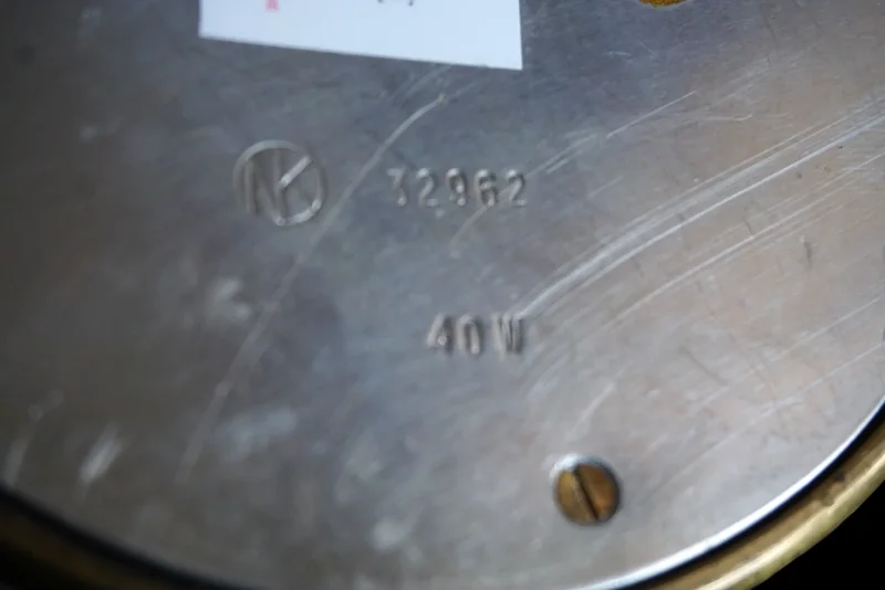 Gestempelter NK 32962 Stempel Unterseite Bertil Brisborg Tischleuchte Echtheit