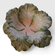 Interior view of Vladimir Kanevsky porcelain cabbage tureen, hand-painted surface, USA 2014