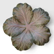 Underside of Vladimir Kanevsky porcelain cabbage tureen showing base and artist signature, USA 2014