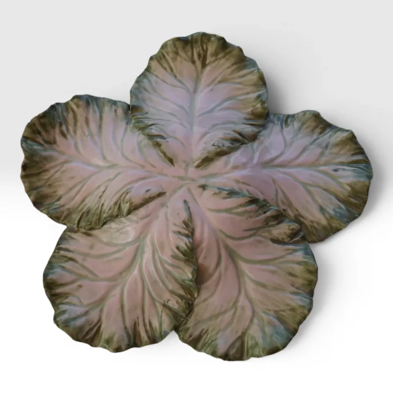 Underside of Vladimir Kanevsky porcelain cabbage tureen showing base , USA 2014